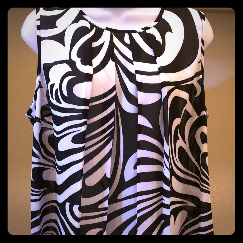 Michael Kors semi-sheer top